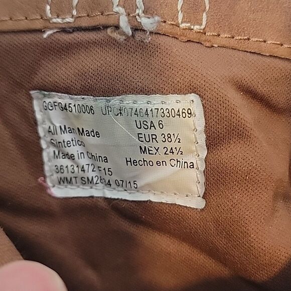 Faded Glory western inspired bootie Size 6 - Picture 9 of 12